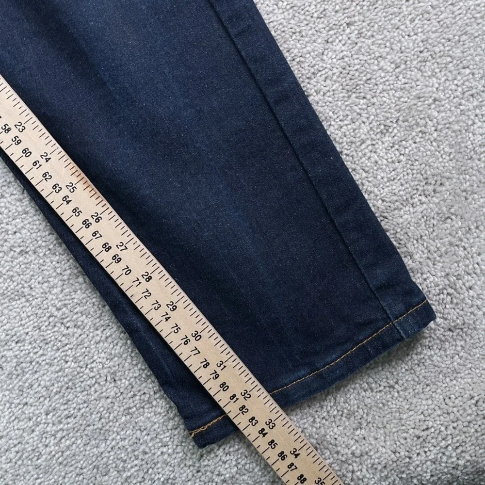 Levis Jeans Mens 34x34 Blue 502 Tapered Fit Dark Wash Stretch Denim Casual‎